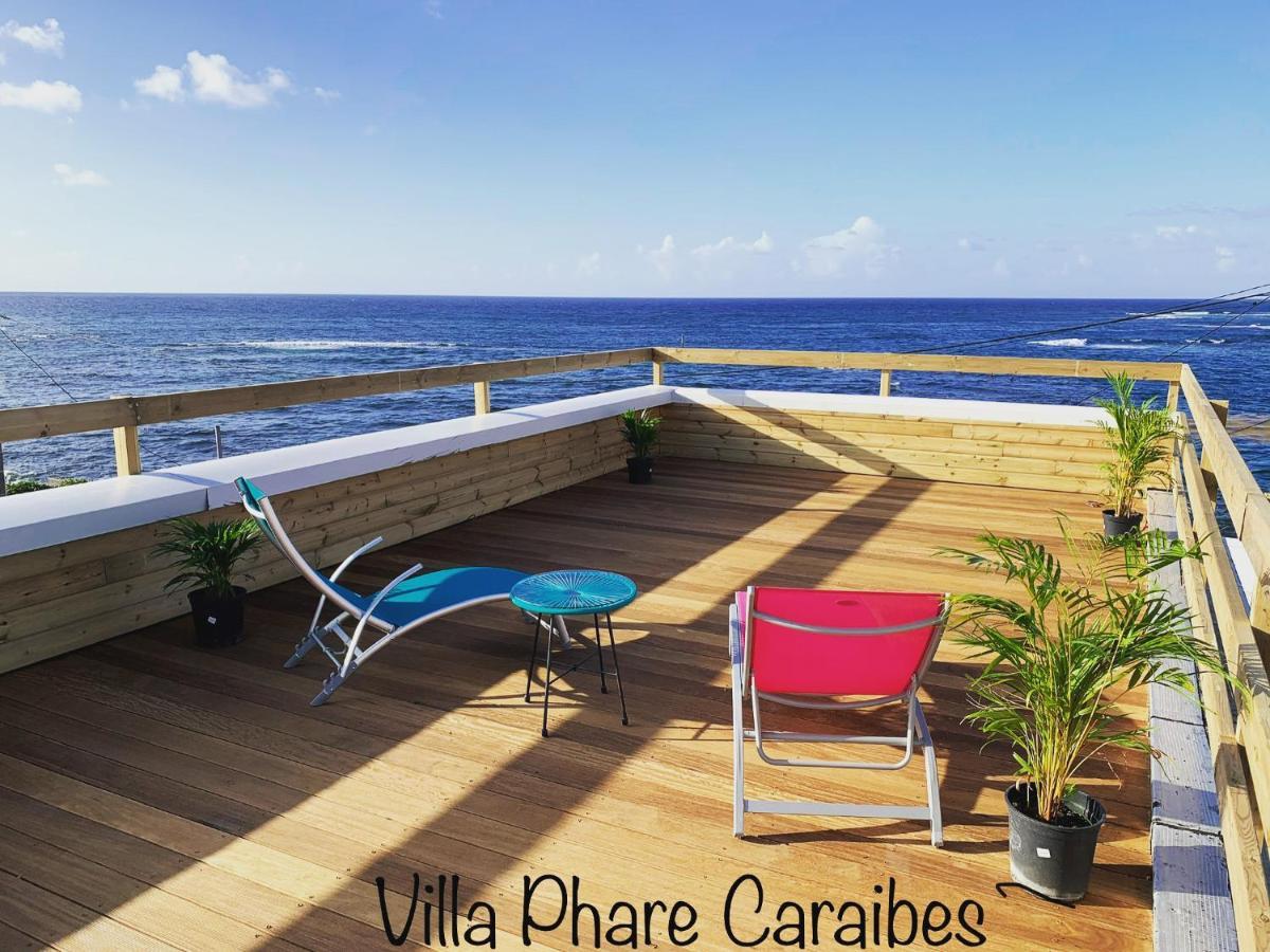 Villa Phare Caraibes Guadeloupe - Rooftop Jacuzzi & Ocean View Le Moule Exterior foto